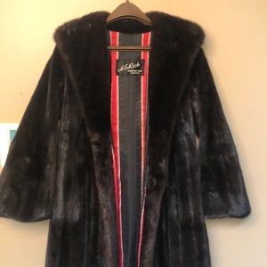 🎉HP 🎉Vintage Antique full length Mink Coat s8/10